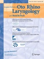 European Archives of Oto-Rhino-Laryngology 9/2009
