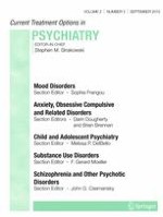 Current Treatment Options in Psychiatry 3/2015