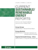 Current Sustainable/Renewable Energy Reports 2/2019