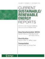 Current Sustainable/Renewable Energy Reports 4/2019