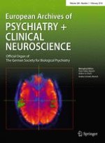 European Archives of Psychiatry and Clinical Neuroscience 1/2016