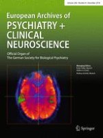 European Archives of Psychiatry and Clinical Neuroscience 8/2018