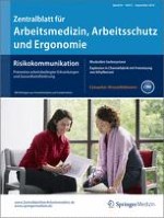 Zentralblatt für Arbeitsmedizin, Arbeitsschutz und Ergonomie 5/2014