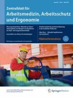 Zentralblatt für Arbeitsmedizin, Arbeitsschutz und Ergonomie 3/2016