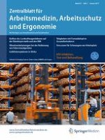 Zentralblatt für Arbeitsmedizin, Arbeitsschutz und Ergonomie 1/2017