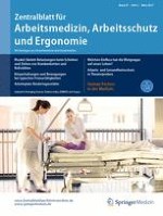 Zentralblatt für Arbeitsmedizin, Arbeitsschutz und Ergonomie 2/2017