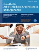 Zentralblatt für Arbeitsmedizin, Arbeitsschutz und Ergonomie 2/2018