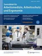 Zentralblatt für Arbeitsmedizin, Arbeitsschutz und Ergonomie 3/2018