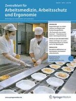 Zentralblatt für Arbeitsmedizin, Arbeitsschutz und Ergonomie 4/2018