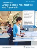 Zentralblatt für Arbeitsmedizin, Arbeitsschutz und Ergonomie 1/2019