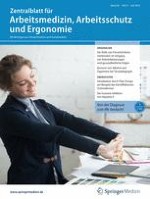 Zentralblatt für Arbeitsmedizin, Arbeitsschutz und Ergonomie 4/2019