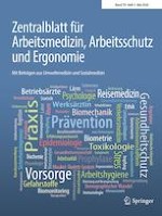 Zentralblatt für Arbeitsmedizin, Arbeitsschutz und Ergonomie 3/2020