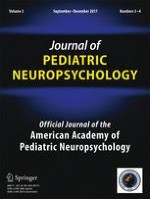 Journal of Pediatric Neuropsychology 3-4/2017