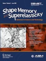 Shape Memory and Superelasticity 2/2021