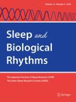 Sleep and Biological Rhythms 4/2016