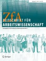 Zeitschrift für Arbeitswissenschaft 2/2018