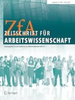 Zeitschrift für Arbeitswissenschaft 1/2022