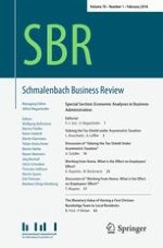 Schmalenbach Business Review 1/2018