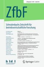 Schmalenbachs Zeitschrift für betriebswirtschaftliche Forschung 1/2016