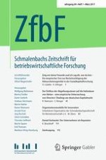Schmalenbachs Zeitschrift für betriebswirtschaftliche Forschung 1/2017