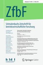 Schmalenbachs Zeitschrift für betriebswirtschaftliche Forschung 1-2/2018