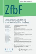 Schmalenbachs Zeitschrift für betriebswirtschaftliche Forschung 3-4/2019