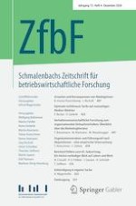 Schmalenbachs Zeitschrift für betriebswirtschaftliche Forschung 4/2020