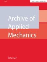 Archive of Applied Mechanics 3-4/2006