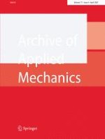 Archive of Applied Mechanics 4/2007