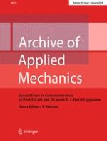Archive of Applied Mechanics 1/2010