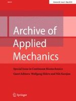 Archive of Applied Mechanics 5/2010