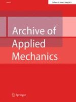 Archive of Applied Mechanics 5/2013