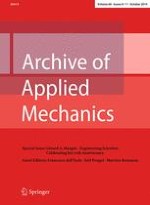 Archive of Applied Mechanics 9-11/2014