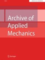Archive of Applied Mechanics 12/2015