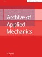 Archive of Applied Mechanics 11/2016