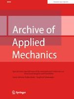 Archive of Applied Mechanics 5/2019