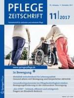 Pflegezeitschrift 11/2017