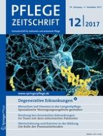 Pflegezeitschrift 12/2017