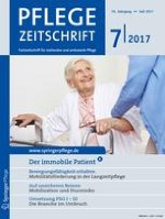 Pflegezeitschrift 7/2017