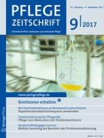 Pflegezeitschrift 9/2017