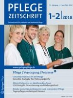 Pflegezeitschrift 1-2/2018