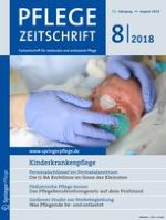 Pflegezeitschrift 8/2018