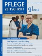 Pflegezeitschrift 9/2018