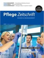 Pflegezeitschrift 8/2019