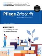 Pflegezeitschrift 10/2021