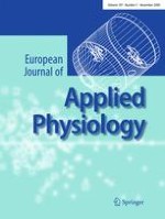 European Journal of Applied Physiology 5/2009