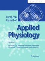 European Journal of Applied Physiology 1/2010