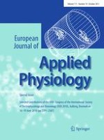 European Journal of Applied Physiology 10/2011