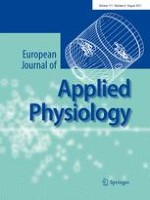 European Journal of Applied Physiology 8/2011