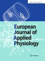 European Journal of Applied Physiology 8/2012